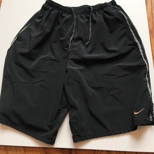 Men’s all black nike dri-fit shorts